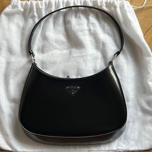 Brand New Prada Cleo Bag (Black, with form of authenticity)